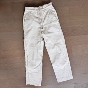 Isabel Marant Cream / White Corduroy Pants